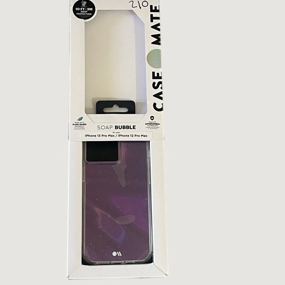 Case Mate Soap Bubble iPhone 13 Pro Max 12 Pro Max Case Iridescent New Open Box
